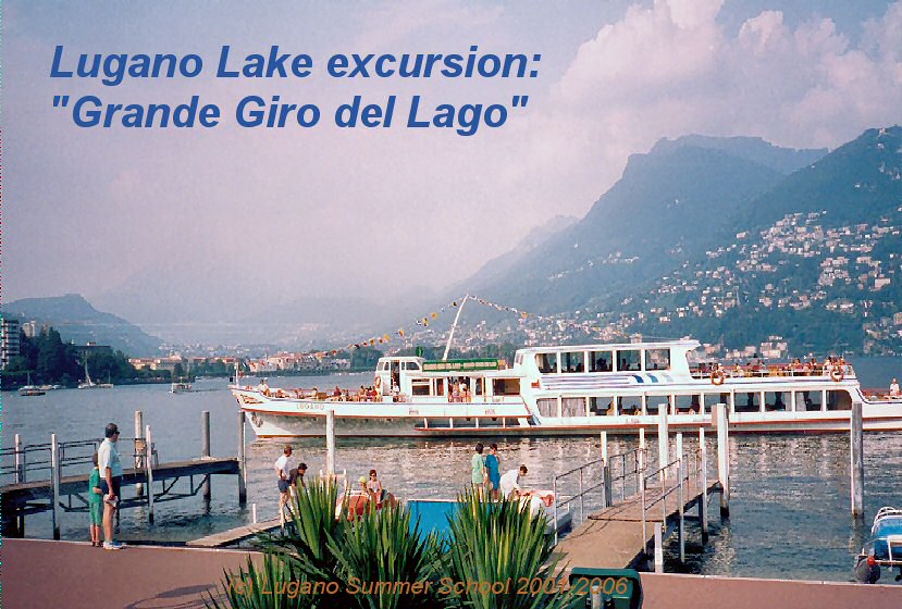 Gran Giro del Lago - one of many boat tours on Lugano Lake 