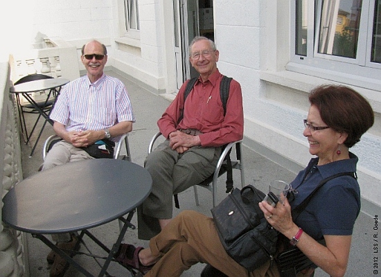 The LSS Faculty relaxing