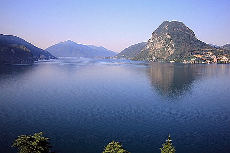 The hallmark of Lake Lugano, Monte San Salvatore