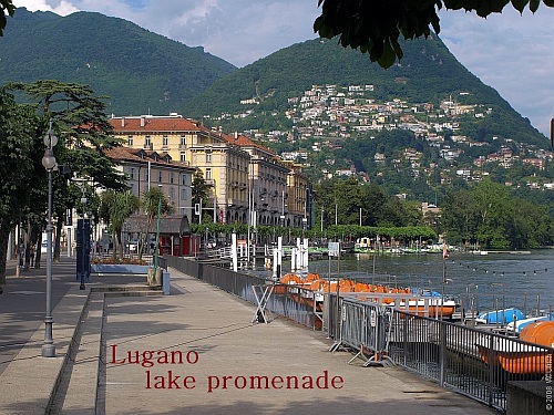 Lugano - lake promenade